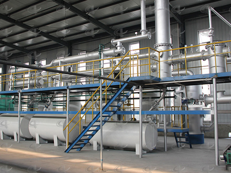 Continuous waste plastic pyrolysis equipment